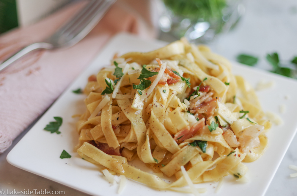 FETTUCCİNE CARBONARA