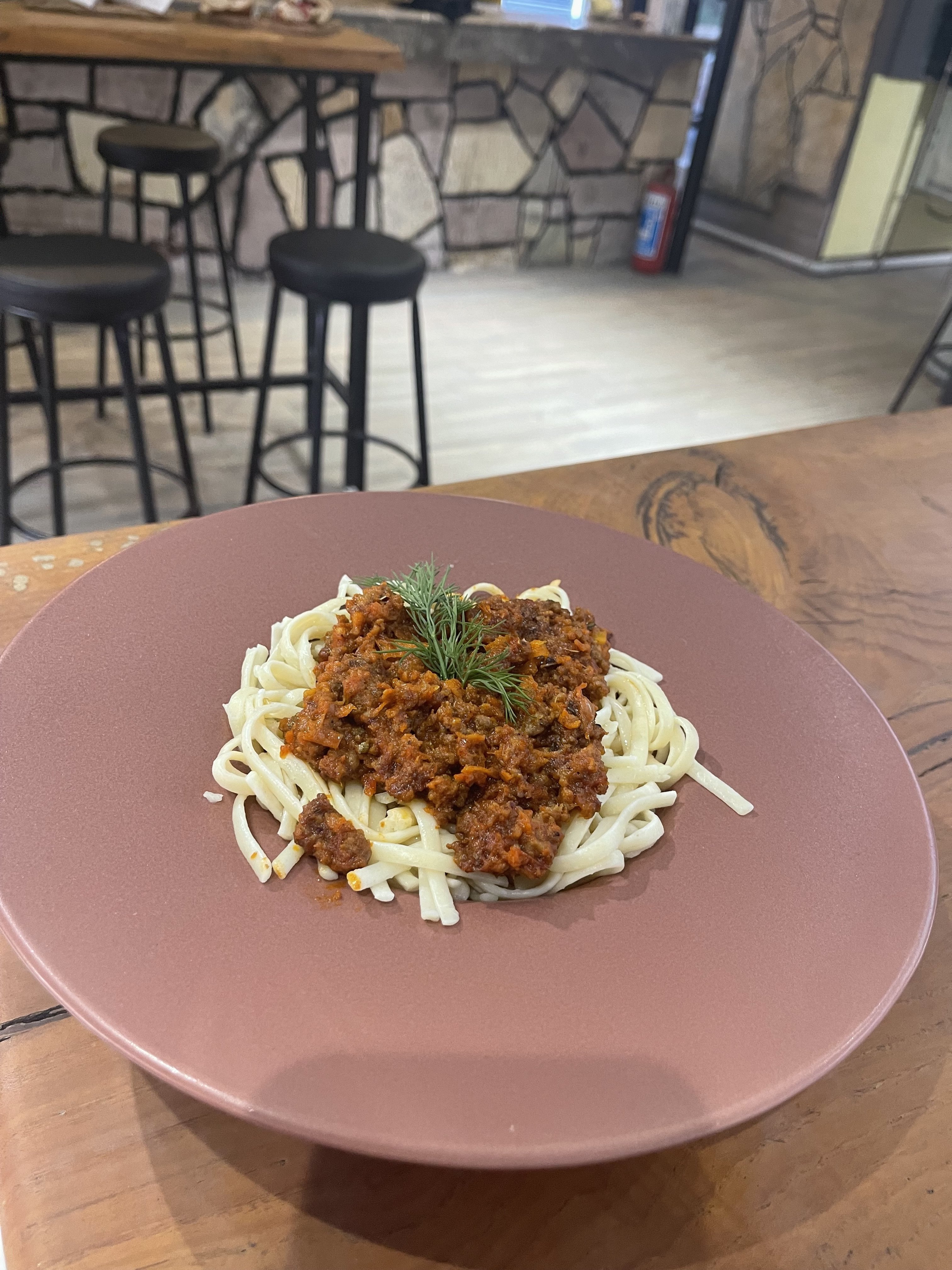 Bolonez soslu spagetli