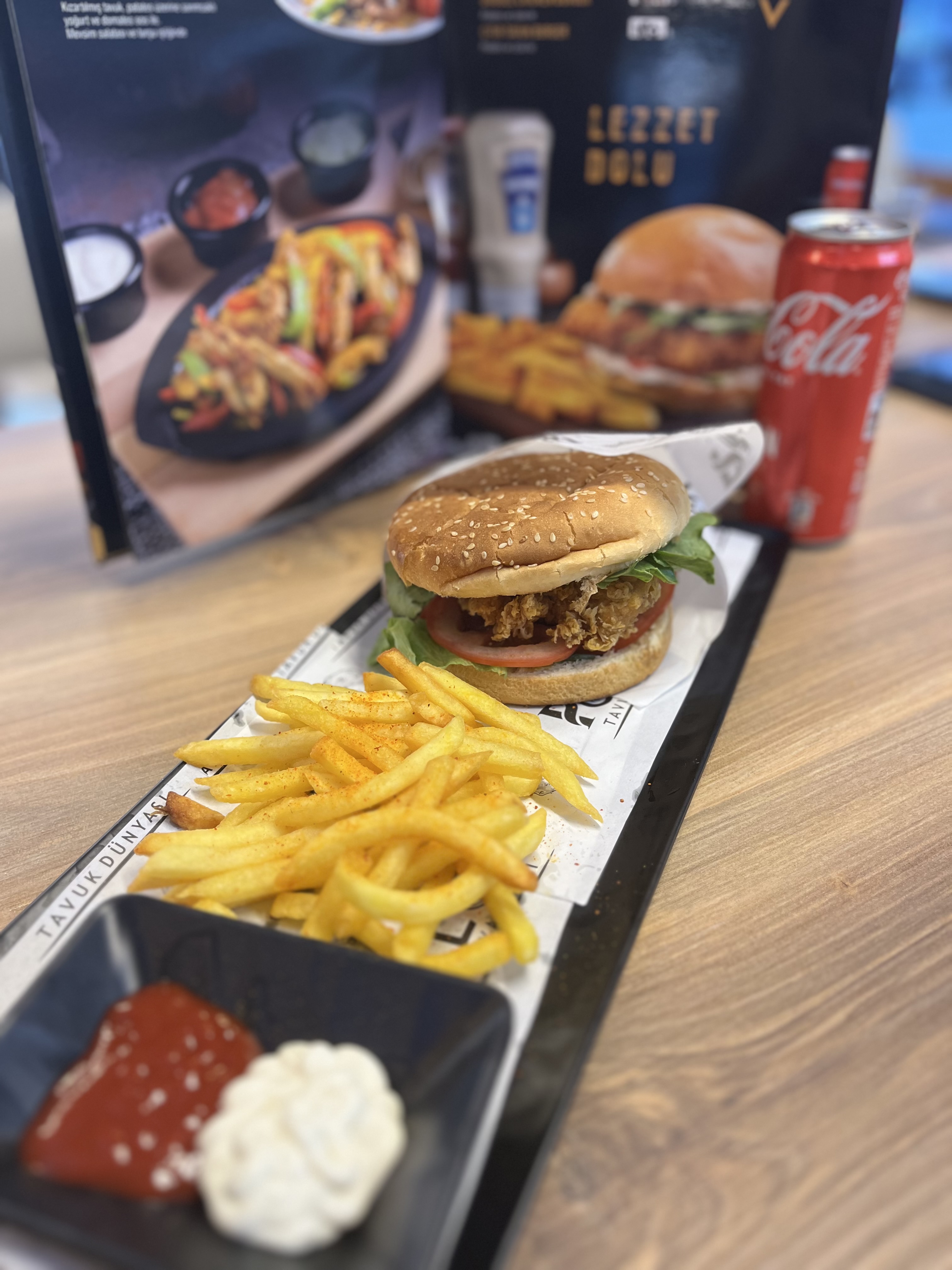 ÇITIR TAVUK BURGER