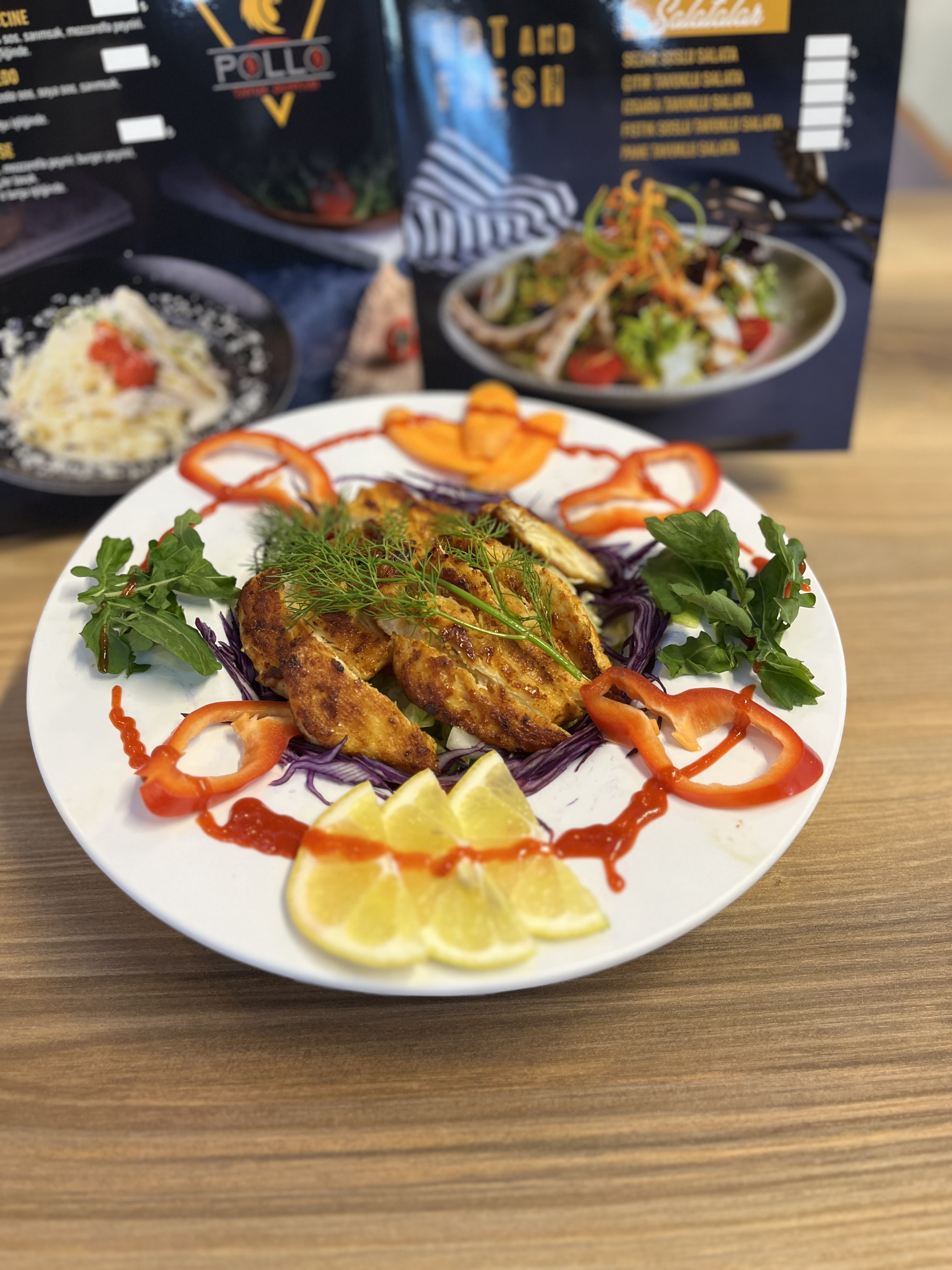 IZGARA TAVUKLU SALATA
